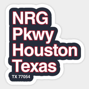 Houston Texans Football Stadium Sticker